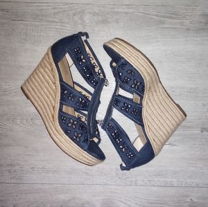 EUC Michael Kors 'Damita' Espadrille Wedges